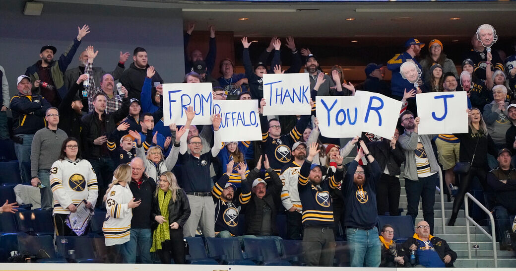 Still Kicking': Sabres Announcer Is O.K. After Health Scare in Press Box -  The New York Times