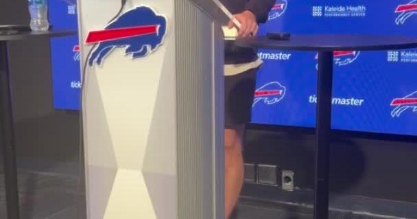 Bills coach Joe Brady on the offense with absence of DJ Moore