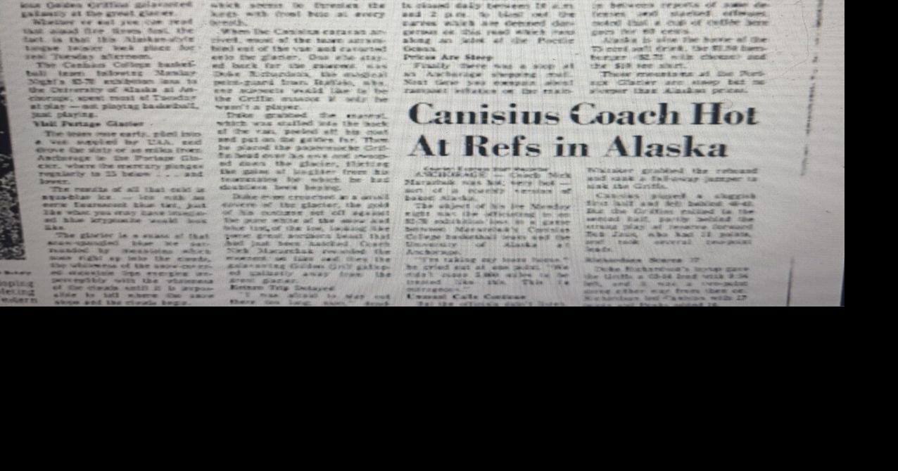 Erik Brady: That time in Alaska when Golden Griffins galivanted gallantly on great glaciers