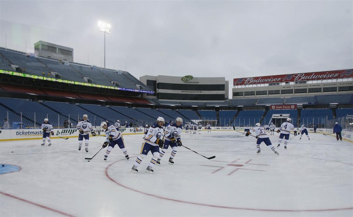 Freeze the Puck Hockey - The 2008 Winter Classic took place on January 1,  2008, where the Pittsburgh Penguins played the Buffalo Sabres at Ralph  Wilson Stadium in front of 71,217 fans.