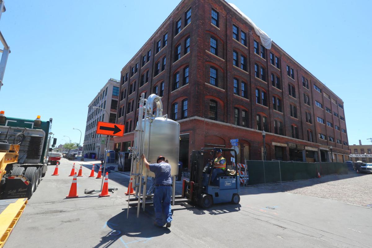 Custom brewery equipment installed at Labatt USA test brewery Local