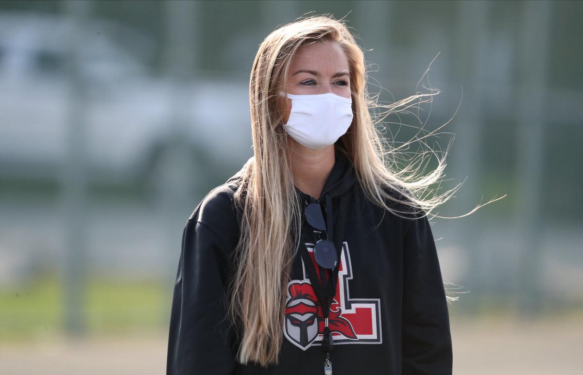 Lancaster tennis coach Karli Hollins