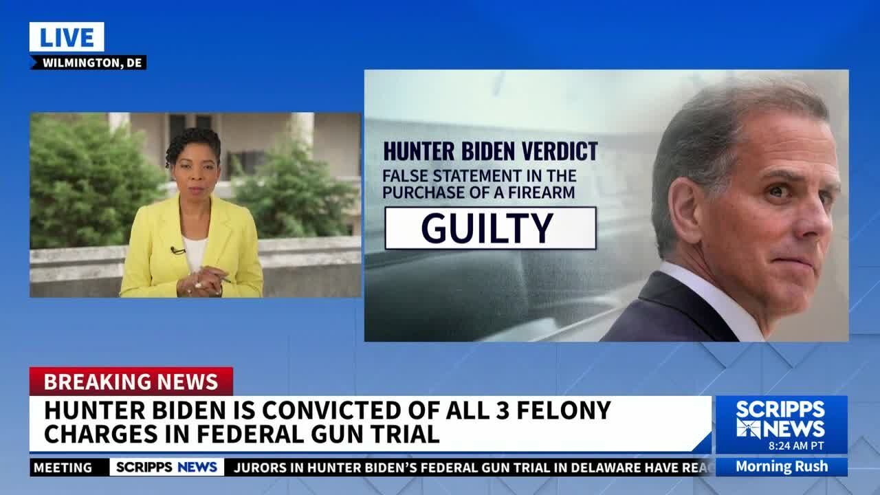 Jurors in Hunter Biden's federal gun trial reach a verdict