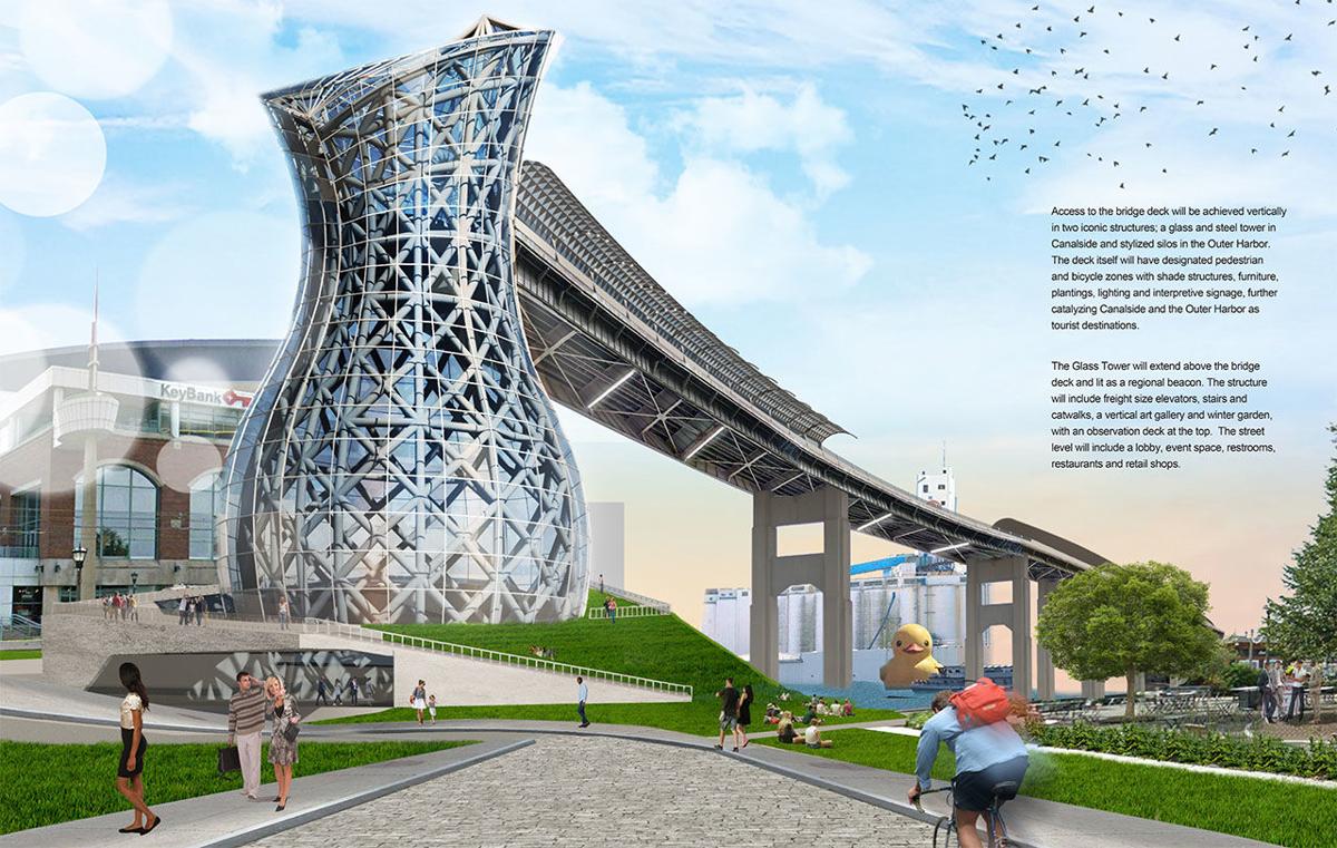 Winning Skyway Redesign Calls For Tearing Down Part Of Bridge