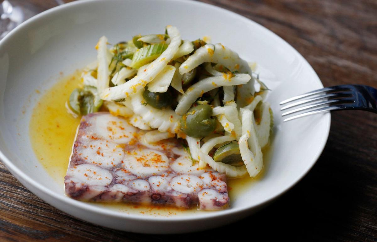 Octopus terrine at The Little Club