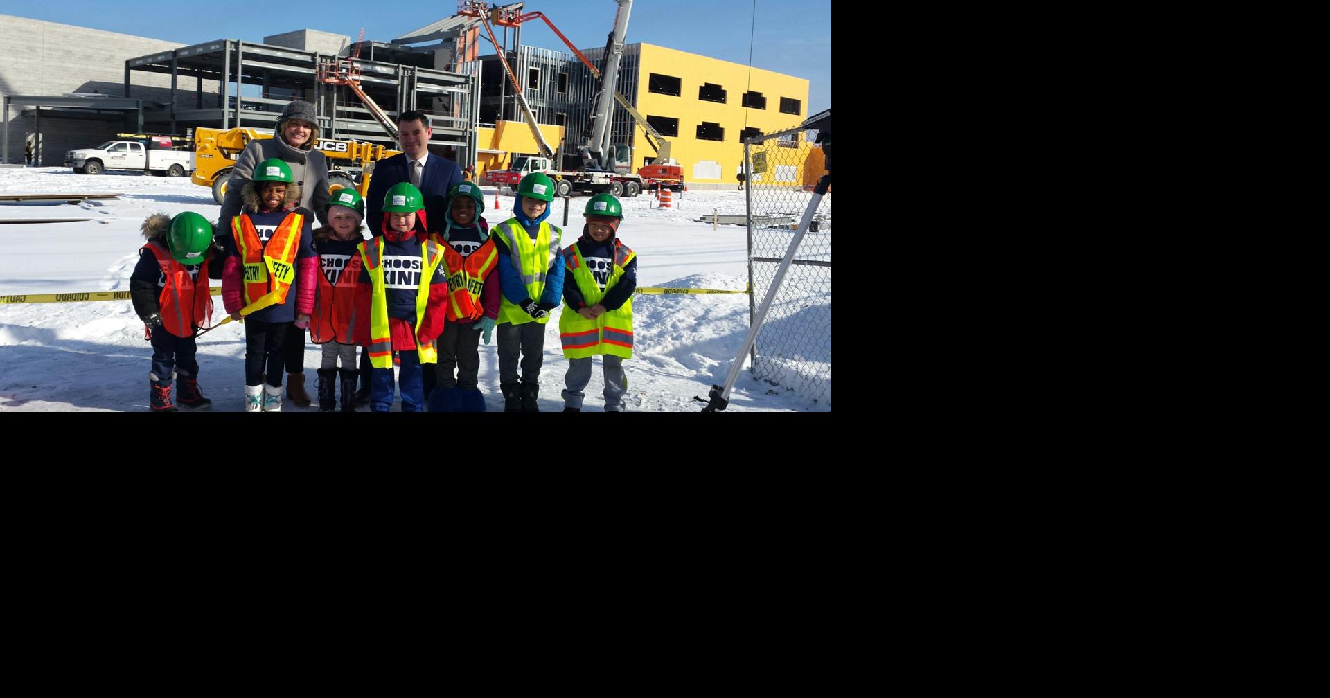 Tapestry Charter School tops off construction on new building