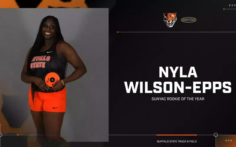 Nyla Wilson-Epps Named SUNYAC Outdoor Track and Field Rookie Of The Year