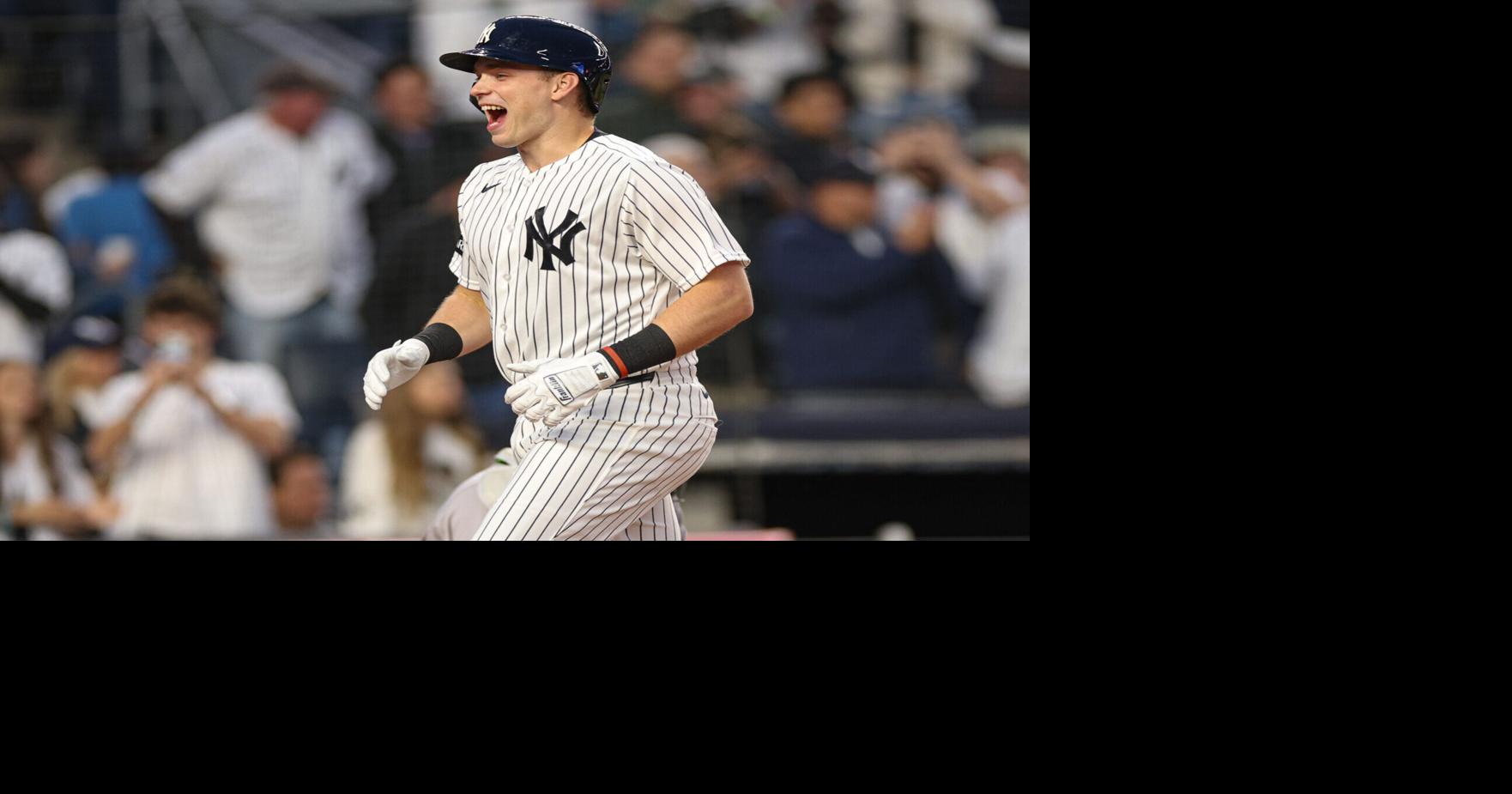 Ben Rice leads MLB with a 1.214 OPS, though he's sidelined for the moment by a bone bruise on his hand.