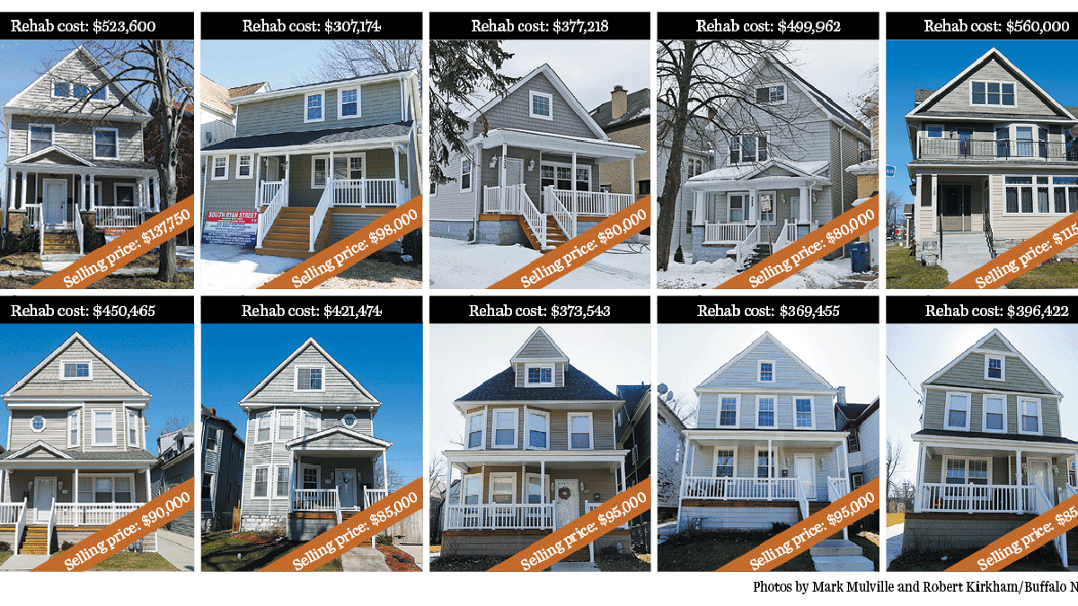 How Buffalo Spent A Half Million Dollars Rehabbing Homes That Sell For 100 000 Local News Buffalonews Com