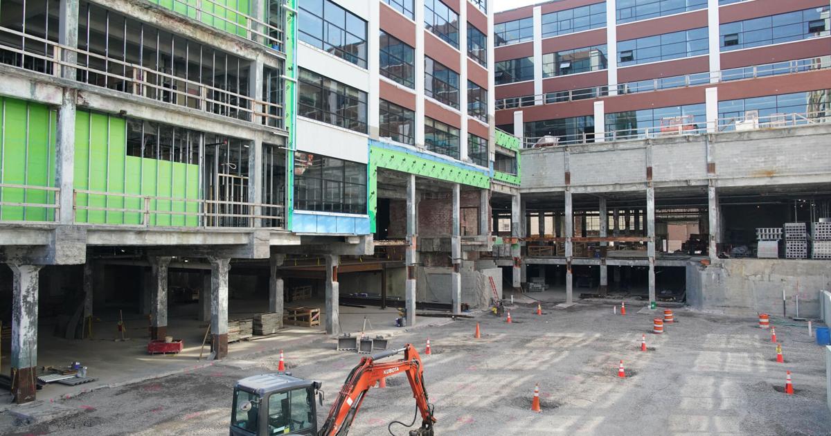 Photos: Construction progress at Trico Building