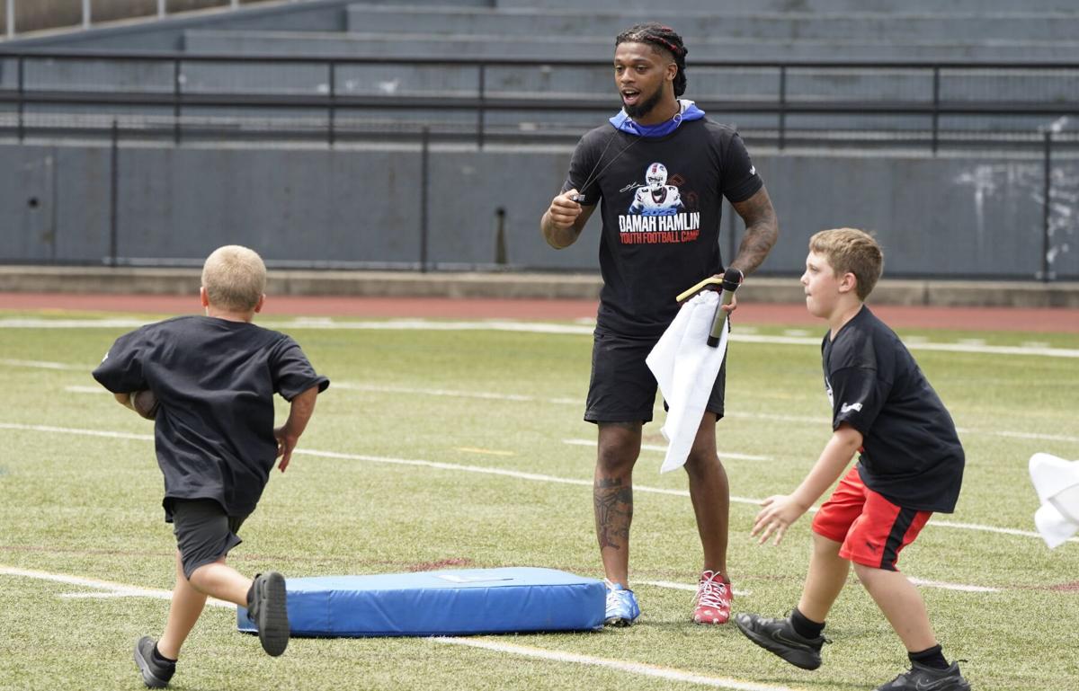 Damar Effect:' Hamlin Hosts Youth Football Camp