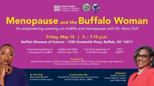 Menopause and the Buffalo Woman: Free community event on May 15