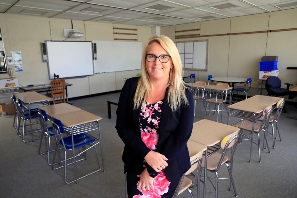 Take a look inside Springville schools, set up for social distancing