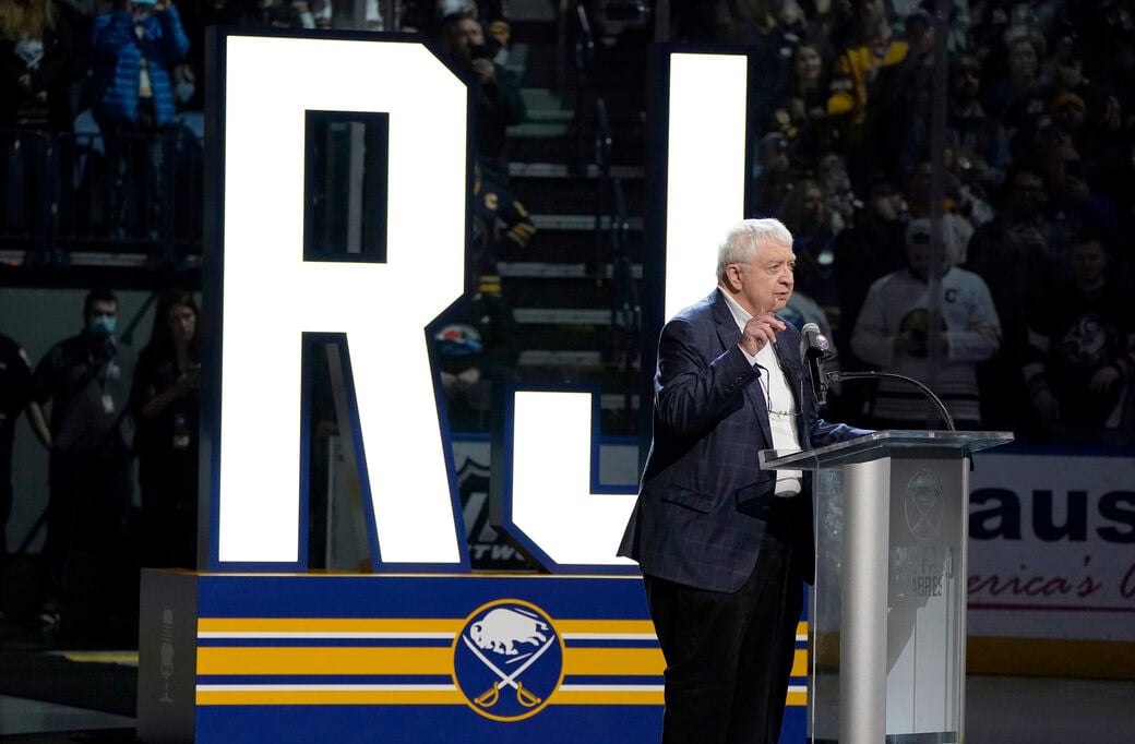 New Wave Energy on X: Buffalo Sabres are honoring legendary announcer, Rick  Jeanneret on Friday and New Wave Energy wants to celebrate by giving a  limited edition jersey to a lucky follower