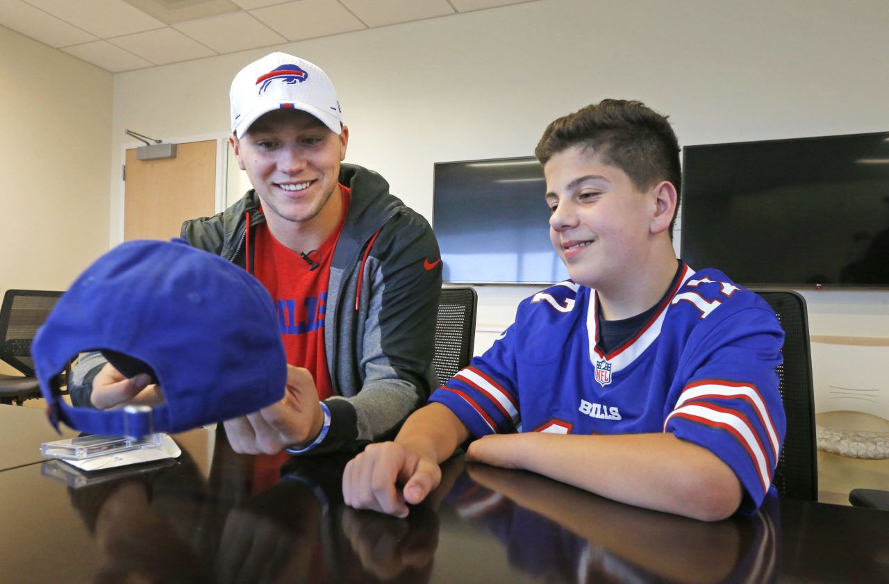 Bills' Josh Allen donates $17K to hospital