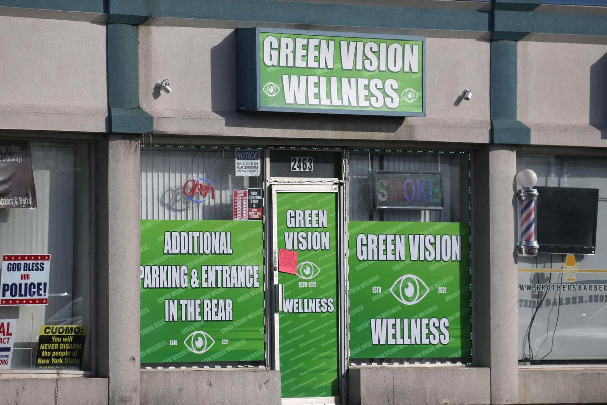 Green Vision Wellness Marijuana Sticker Store Burglary