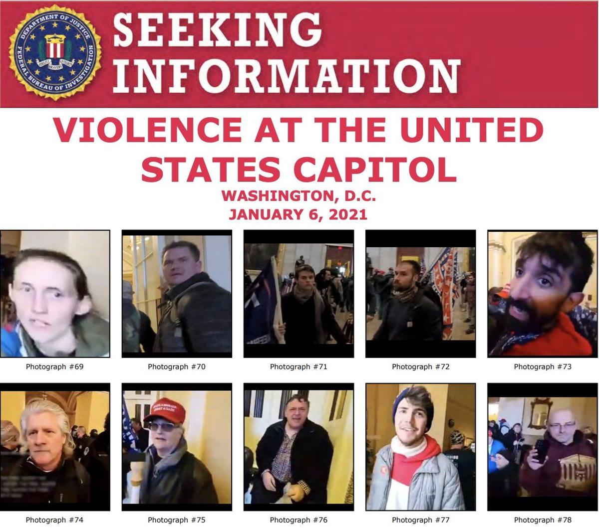 FBI release photo of Cheektowaga man in search of suspects in Jan. 6 insurrection