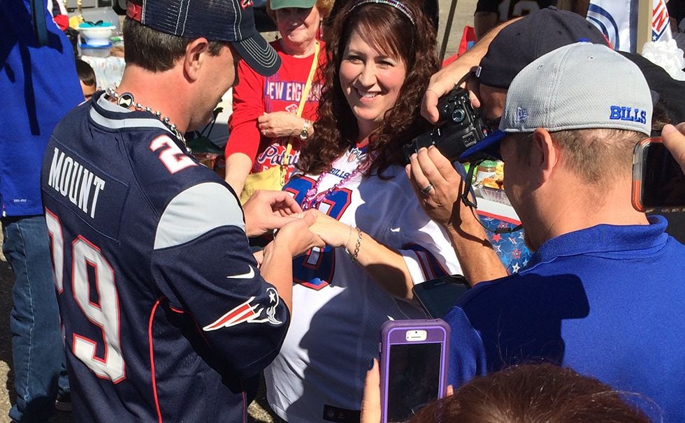 Tailgating Before The Patriots Game