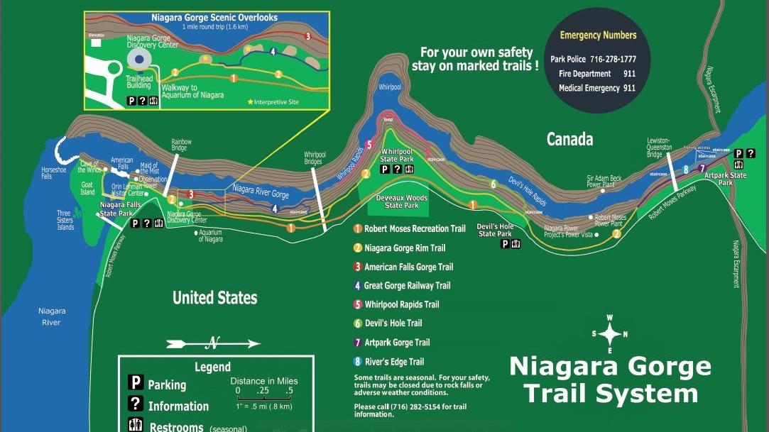 Gorge Yourself On The Scenery Along Niagara S Trails Buffalo Sports Buffalonews Com Niagara Gorge Hiking Trail