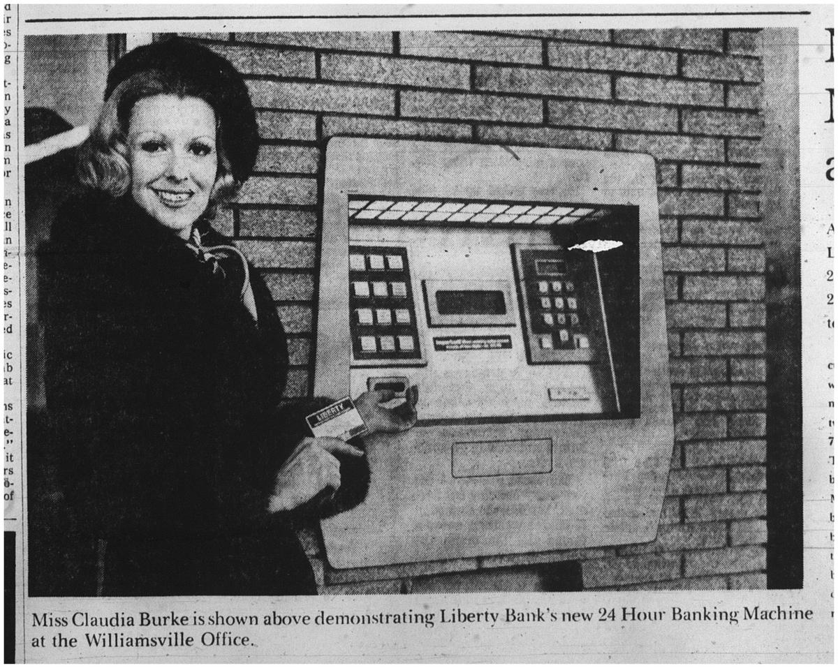 nov 26 1974 liberty bank offers atm