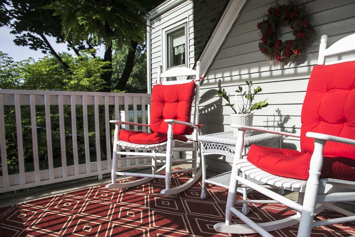 Outdoor Spaces Rocking on a Williamsville porch