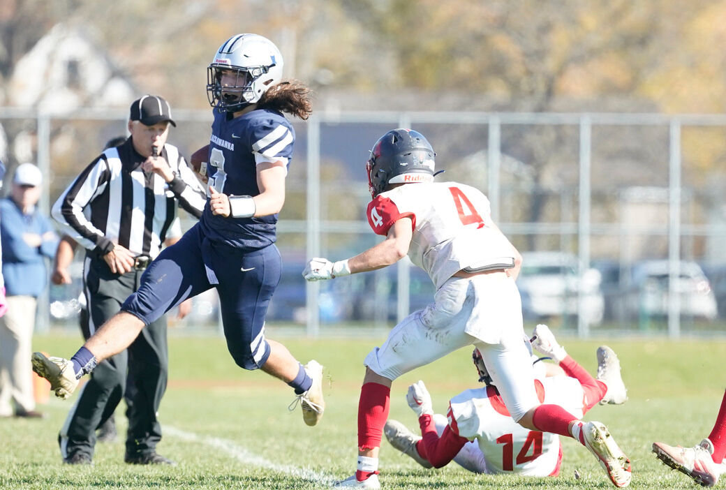 Lackawanna football debuts new uniforms in blowout win