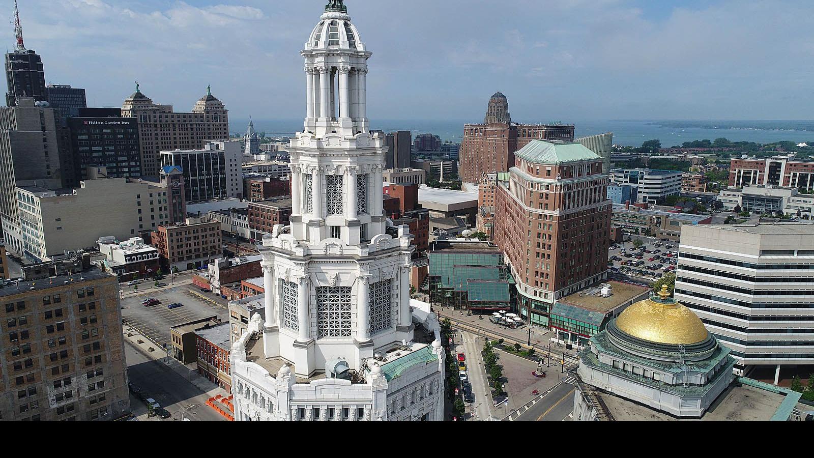 A Very Electric Christmas 2022 Buffalo Ny Sean Kirst: Electric Tower Lights Up Again As A Buffalo Christmas Landmark  | Local News | Buffalonews.com