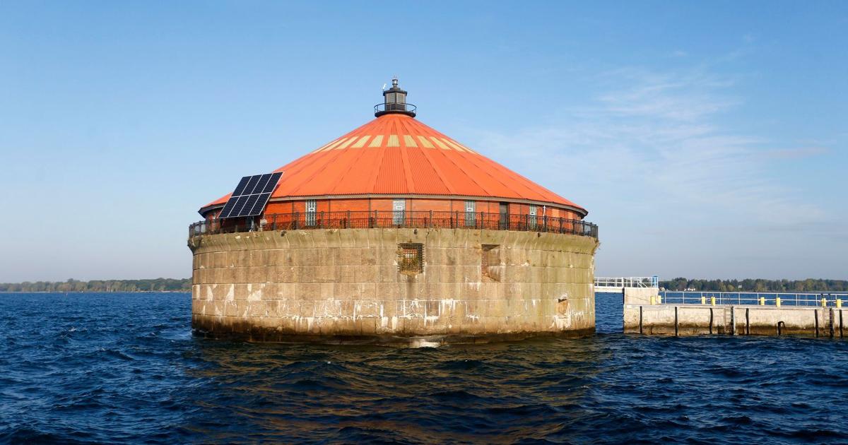 That round building in Lake Erie Get a look inside the Buffalo Water