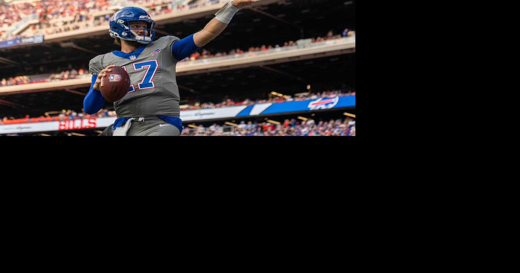 Photos: Josh Allen shows off Nickel City jersey as Bills open Highmark Stadium with Return of the Blue & Red