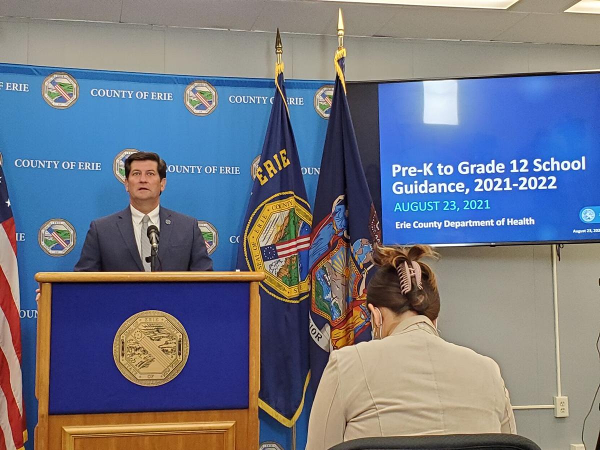 Poloncarz news briefing on school guidance