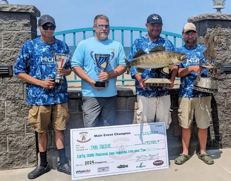Knee Deep team big winner at the Sunset Bay Walleye Shootout