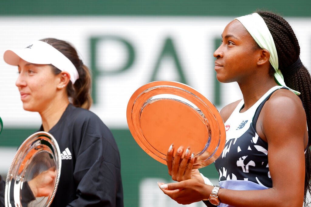 Jessica Pegula and Coca Gauff fall in three sets in French Open women's