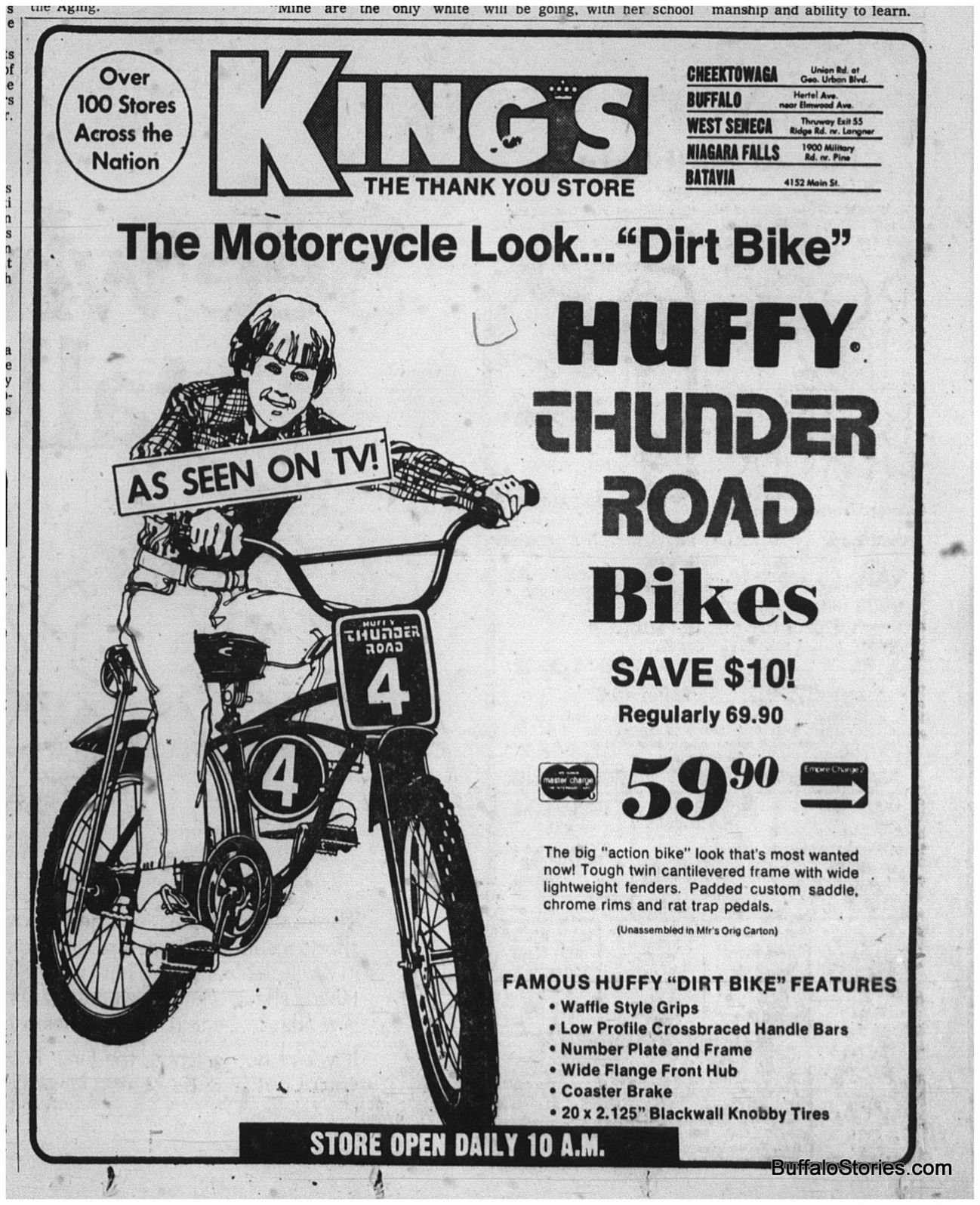 1975 huffy thunder road sale