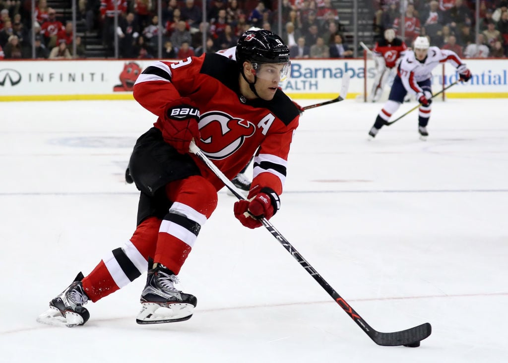 Taylor Hall of the New Jersey Devils Editorial Photo - Image of