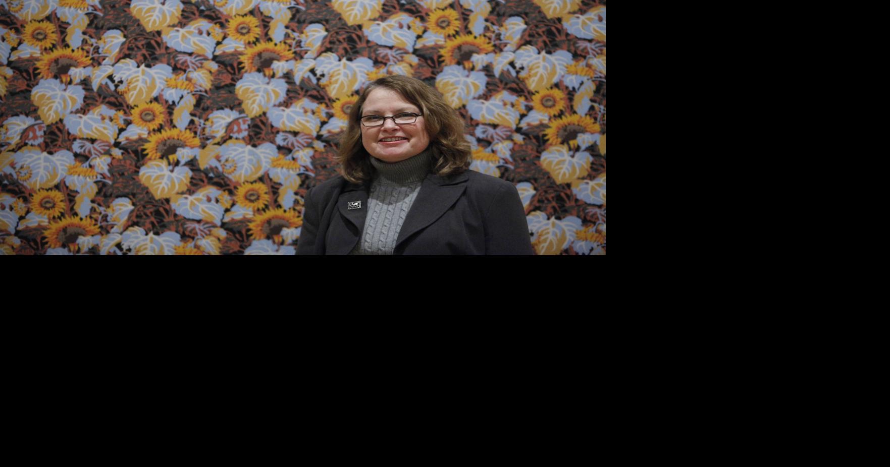 'Sunflower' installed for retrospective