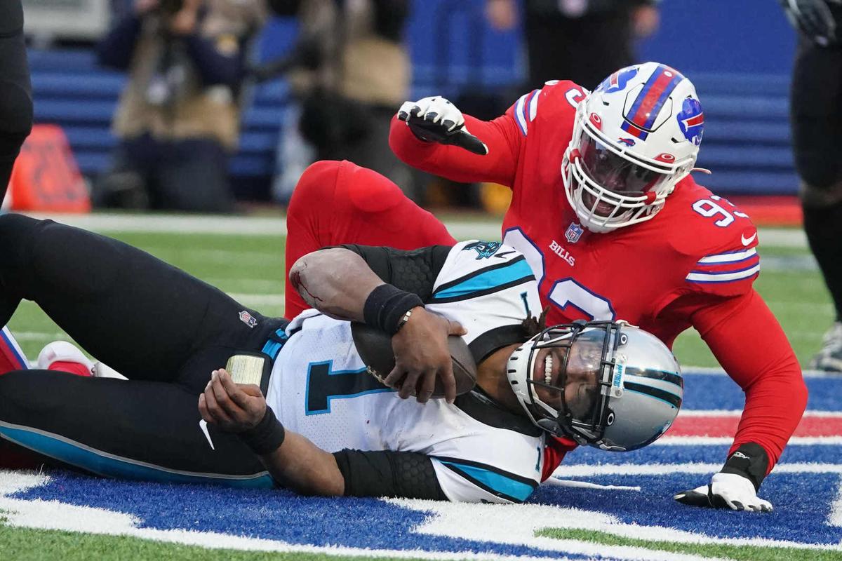 Bills' Gabriel Davis milestone: Four touchdown receptions in a playoff game
