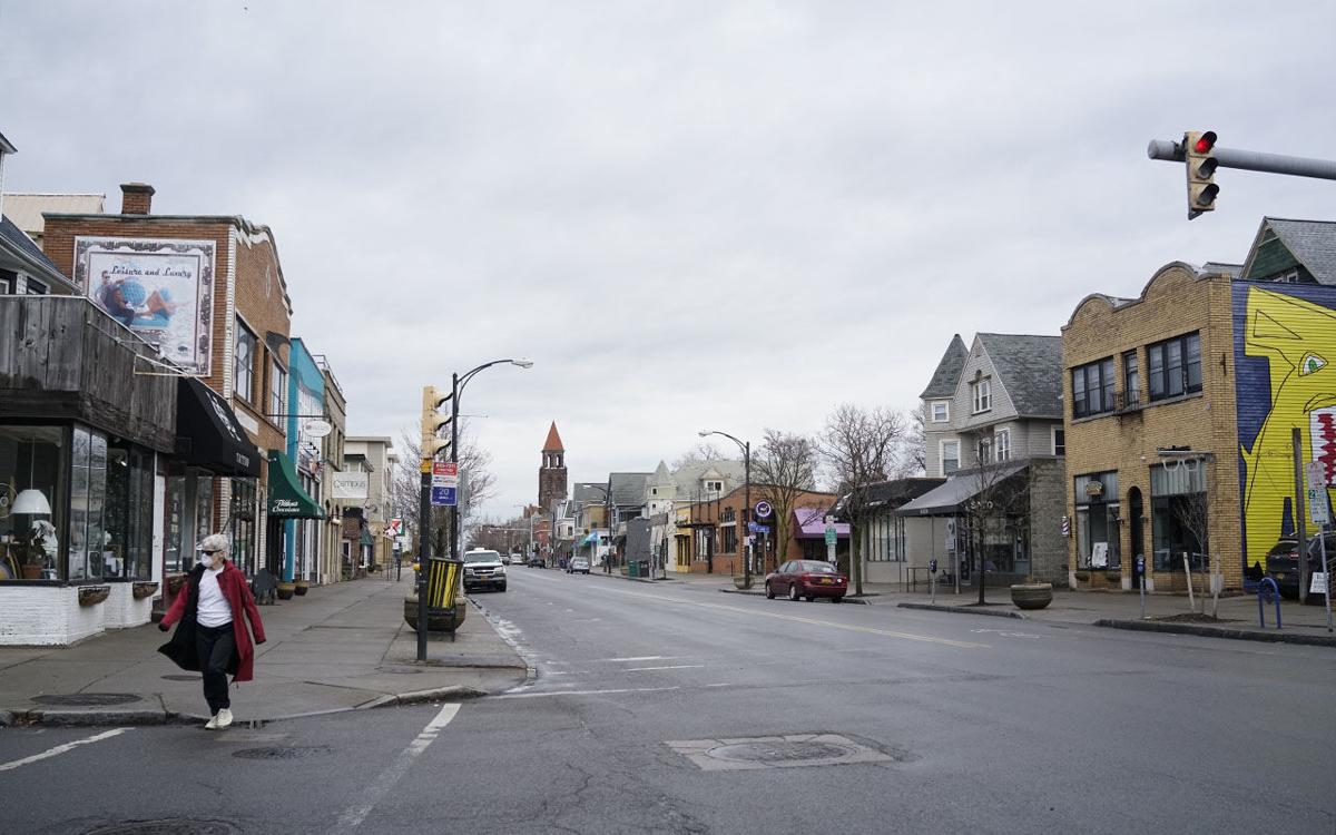 Covid-19 EMPTY ELMWOOD VILLAGE GEE