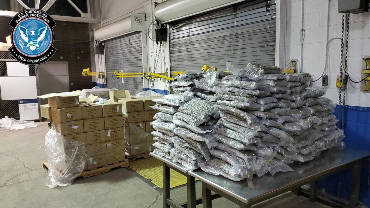 More than 900 pounds of marijuana seized at border