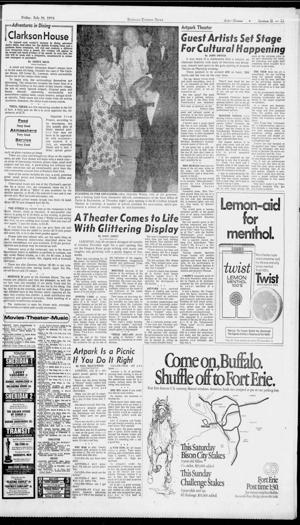 A 'Glittering Display': Covering the gala grand opening of Artpark in 1974