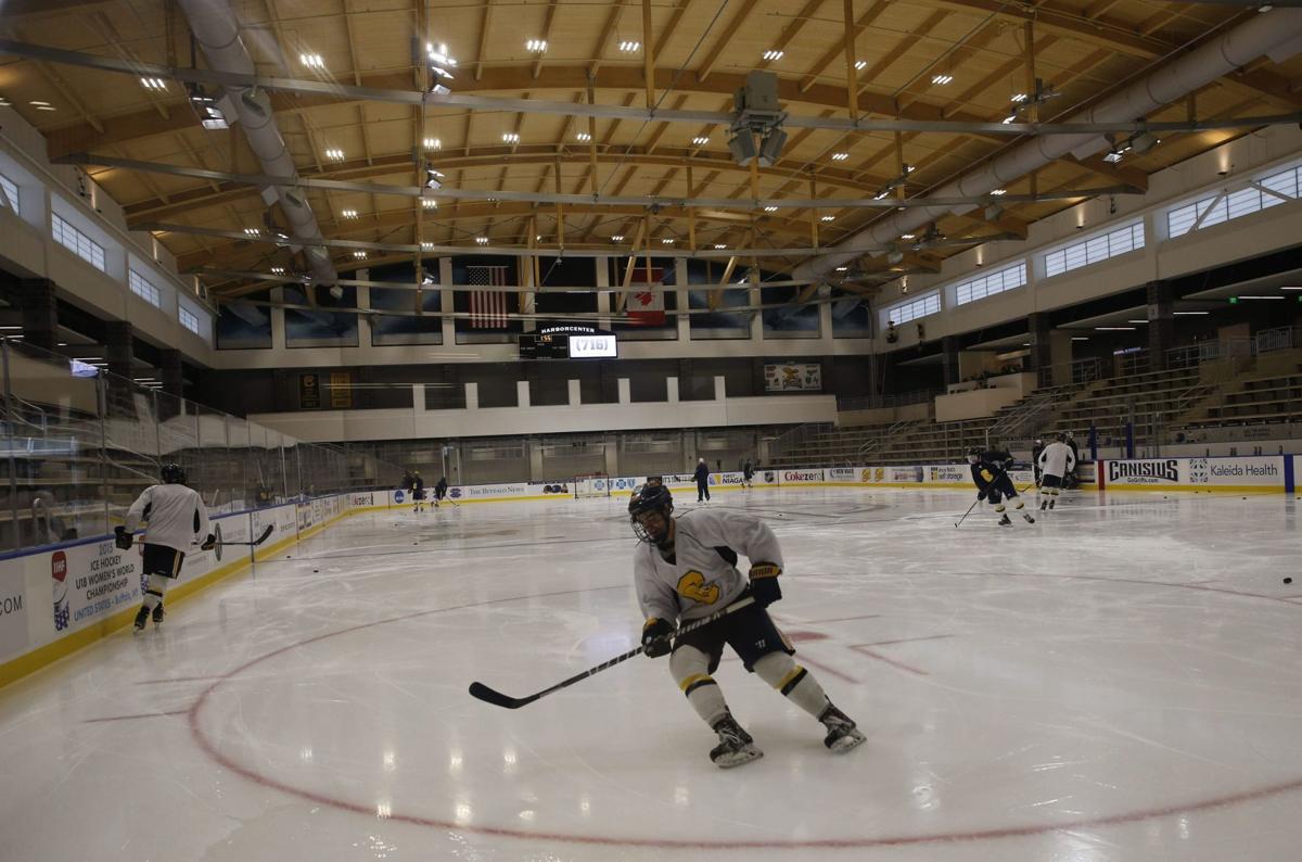 Harborcenter Shows Off Its Rinks Big Tv Screens And A Lot Of Coffee And Doughnuts Local News Buffalonews Com