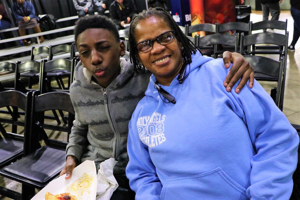 Smiles at Queen City Roller Girls in RiverWorks