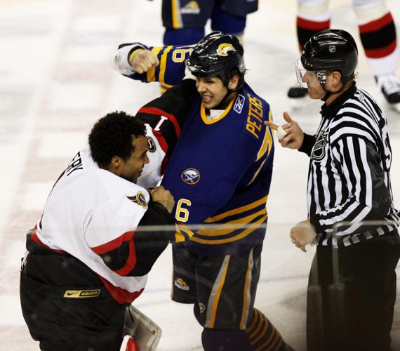 Buffalo Sabres vs Ottawa Senators Line Brawl 2007 (High Quality) 