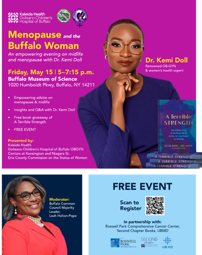 Menopause and the Buffalo Woman: Free community event on May 15