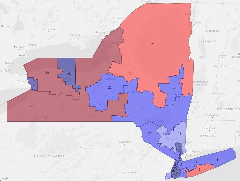 Appeals court rules New York congressional map to be unconstitutional