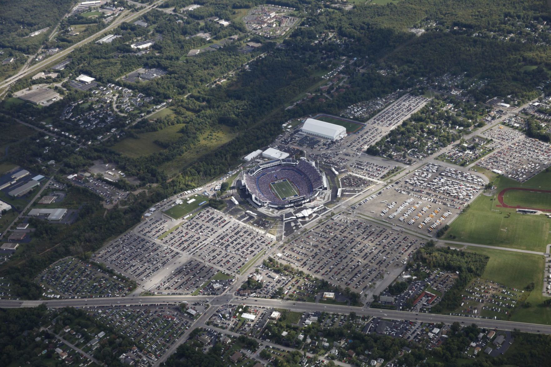 New era deals field parking