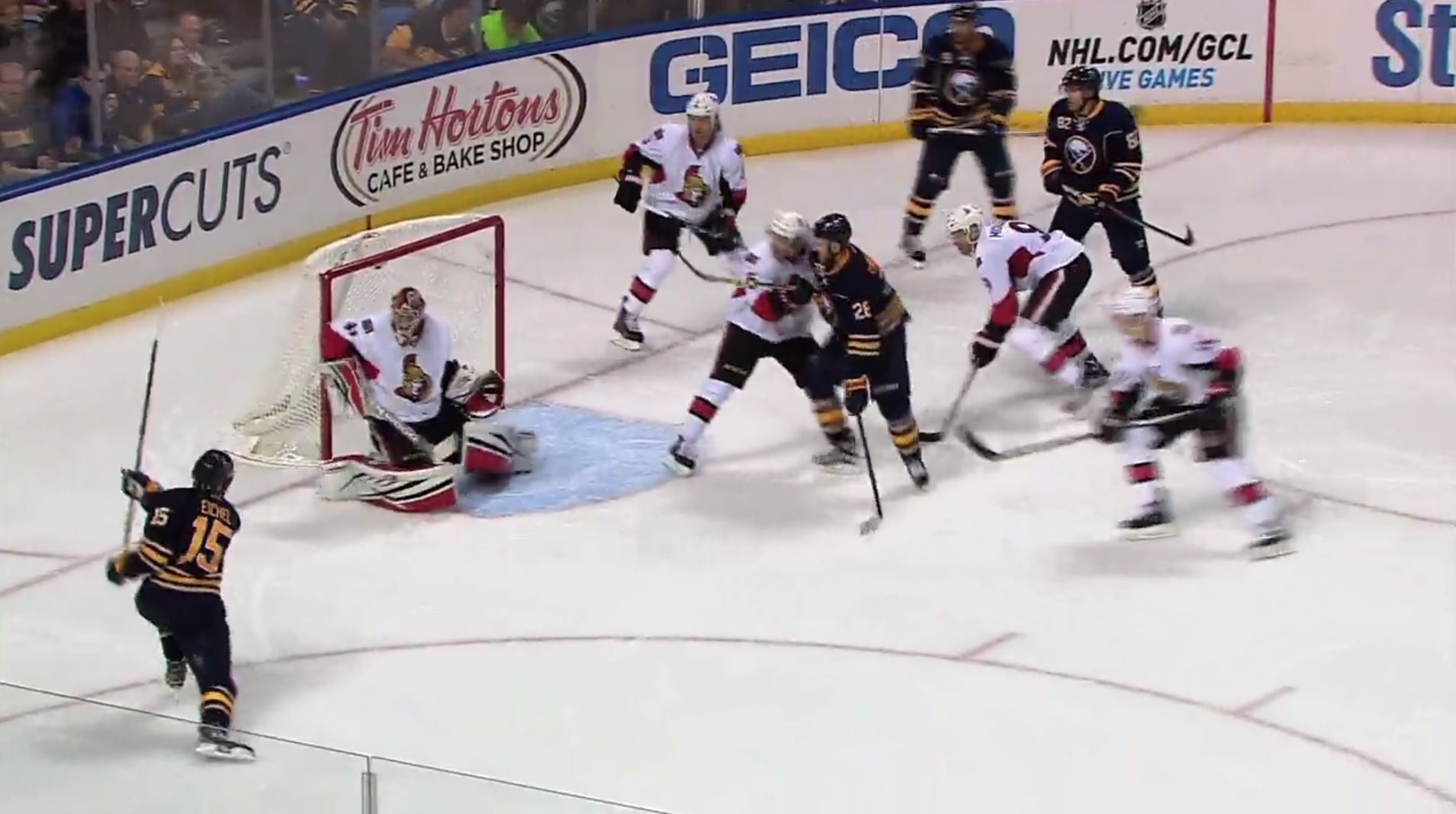 Video: Jack Eichel's first goal, from 