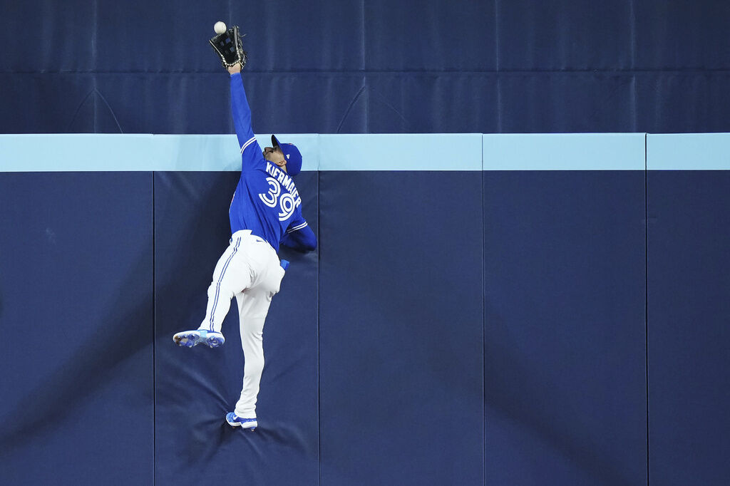 Mike Harrington Newlook outfield makes big impression in Blue Jays