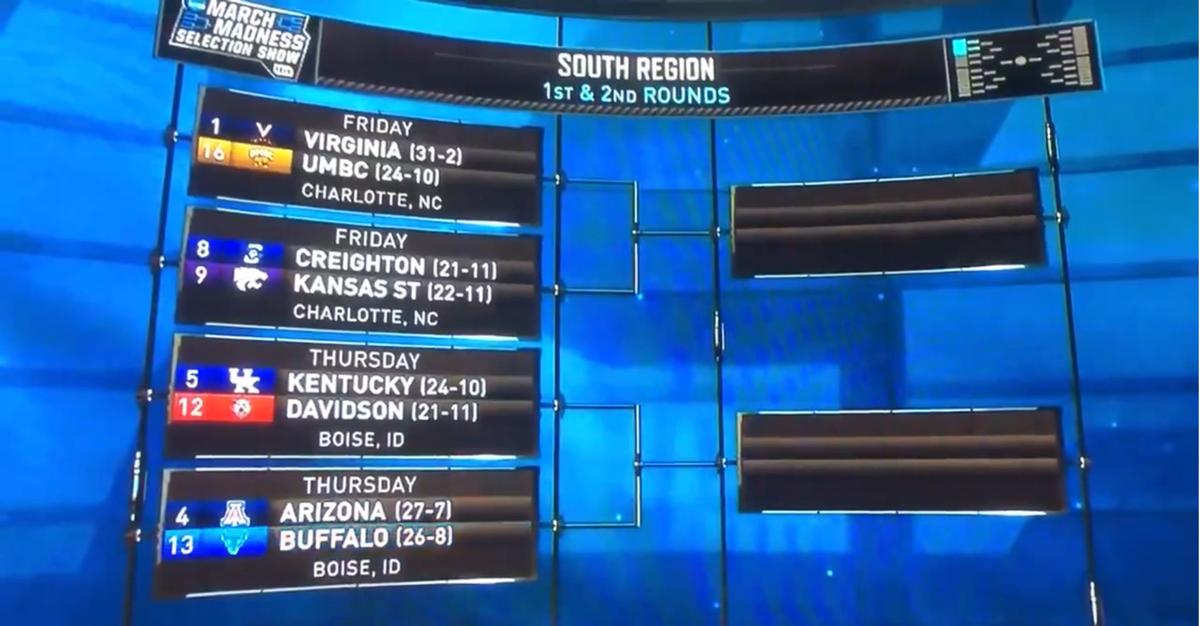 TBS host Ernie Johnson said Buffalo Bills were going to NCAA ...