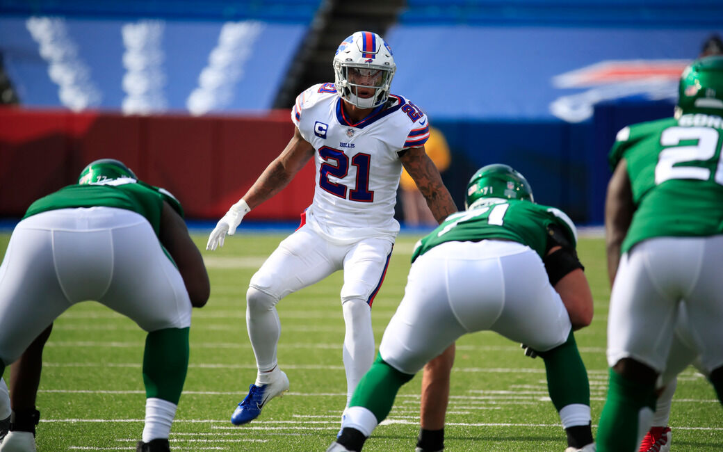 Bills' Jordan Poyer returns to practice in noncontact jersey