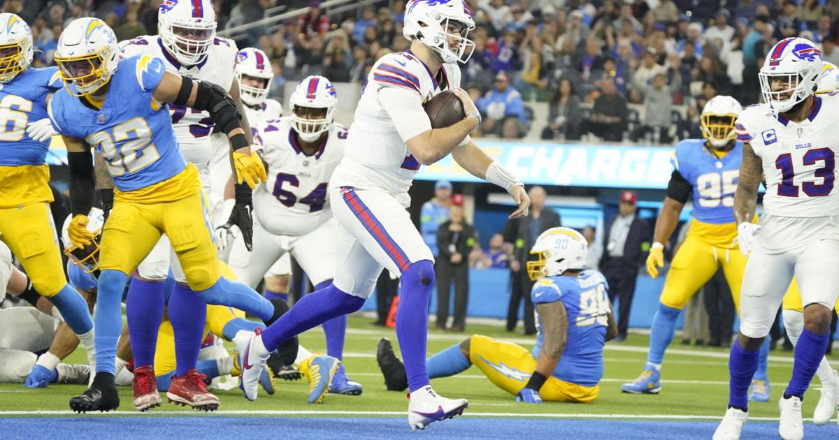 Josh Allen's rushing TDs help Bills lead NFL in red zone